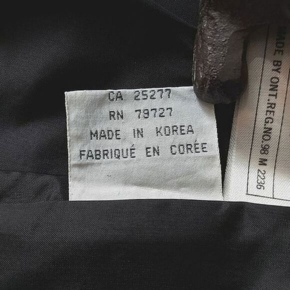 Vtg Massimo black suede and leather paneled jacket - Picture 4 of 12